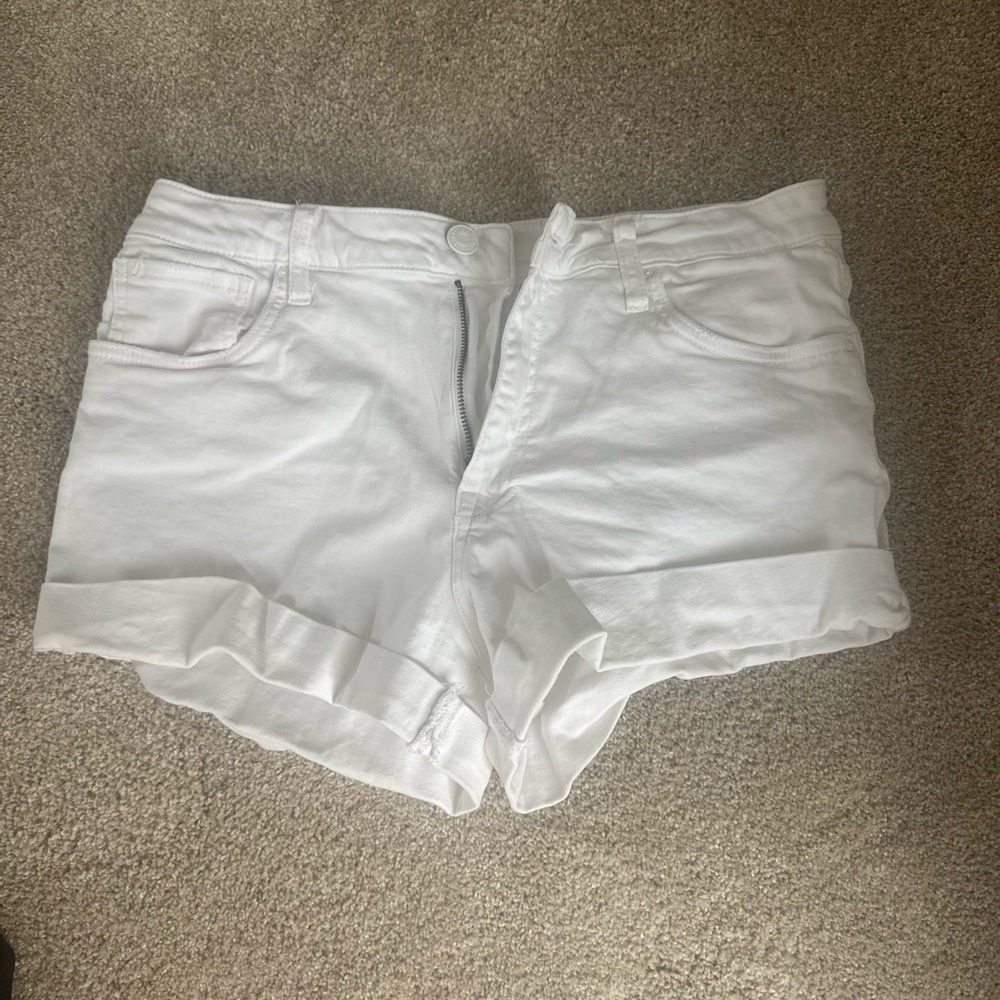 Kut from the Kloth White Jean Shorts
